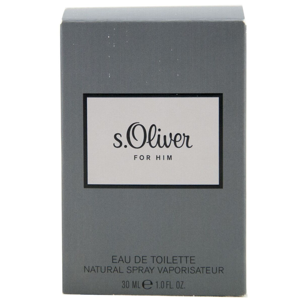 Herreparfume s.Oliver 30 ml til mænd produktemballage