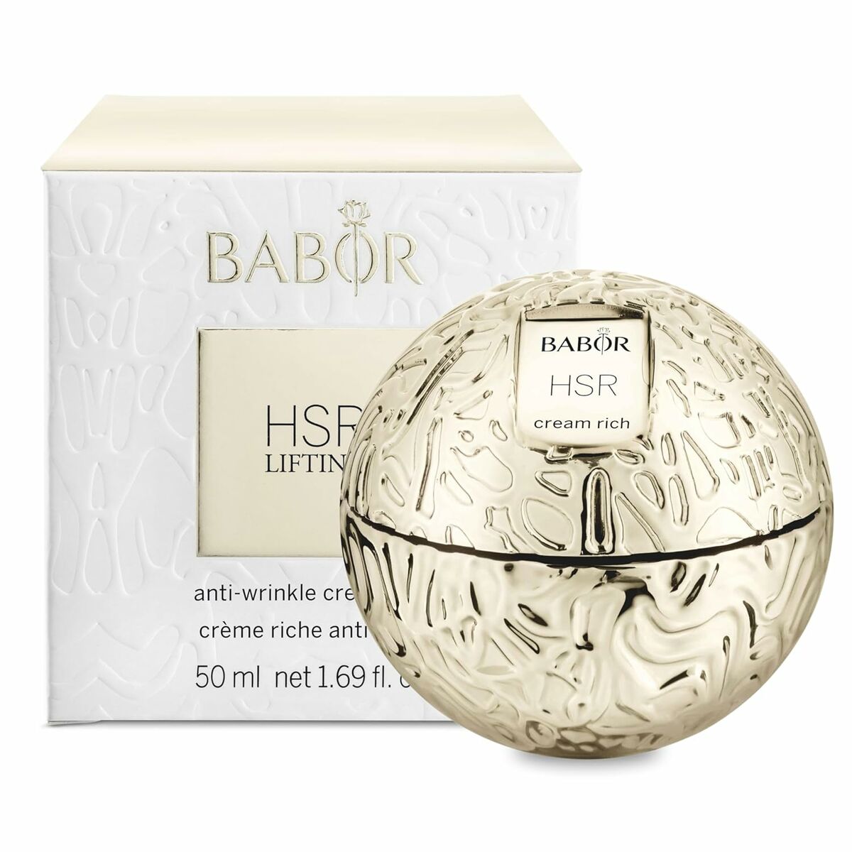 Anti-Wrinkle Cream Babor Hsr Lifting 50 ml til kvinder hudpleje emballage