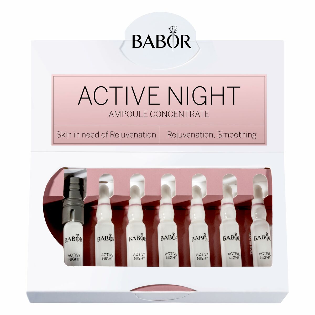 Anti-Rynke Serum Babor Active Night Ampuller til kvinder serumflaske