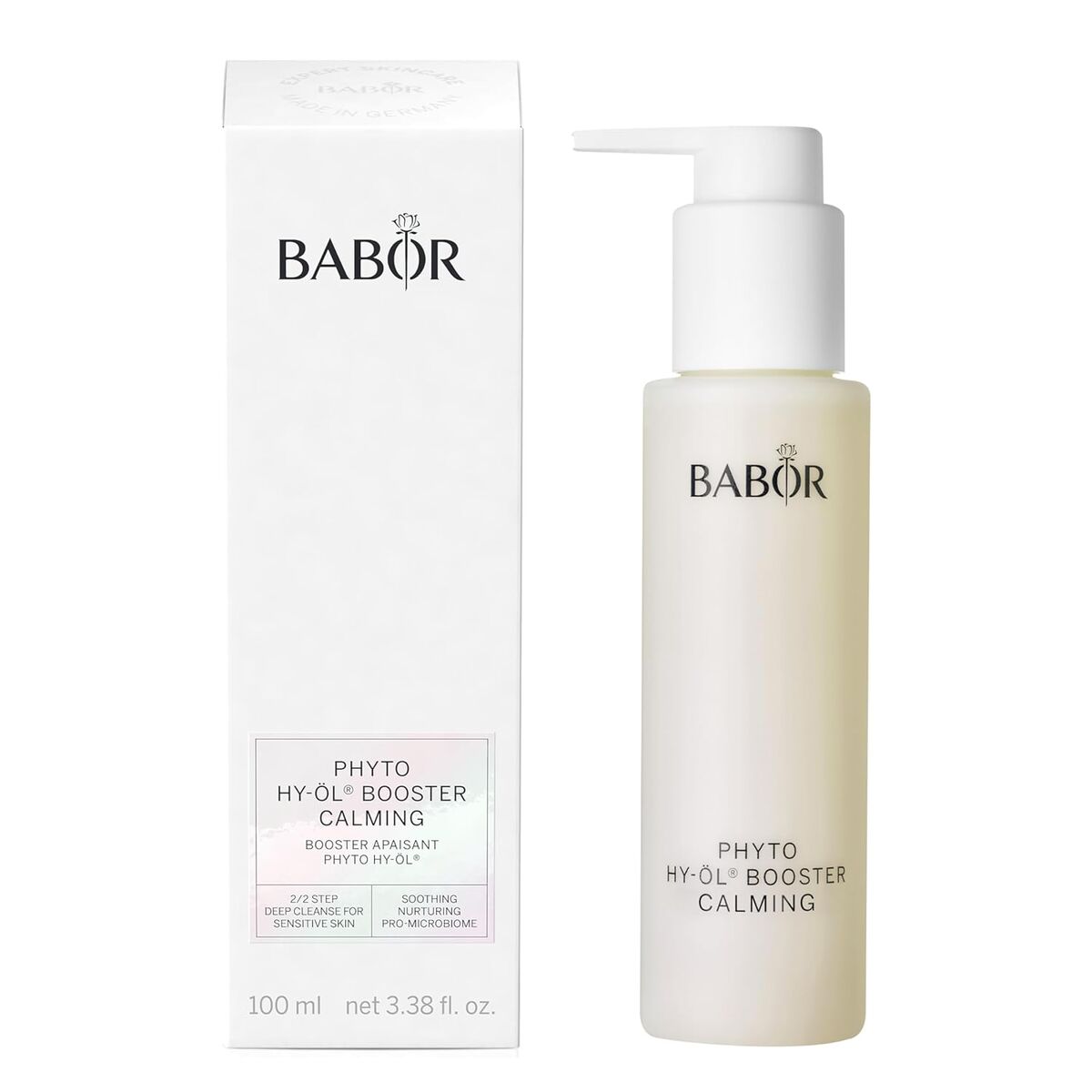 Ansigtsrensende gel Babor Phyto Hyol Booster Calming 100 ml til kvinder hudplejeemballage