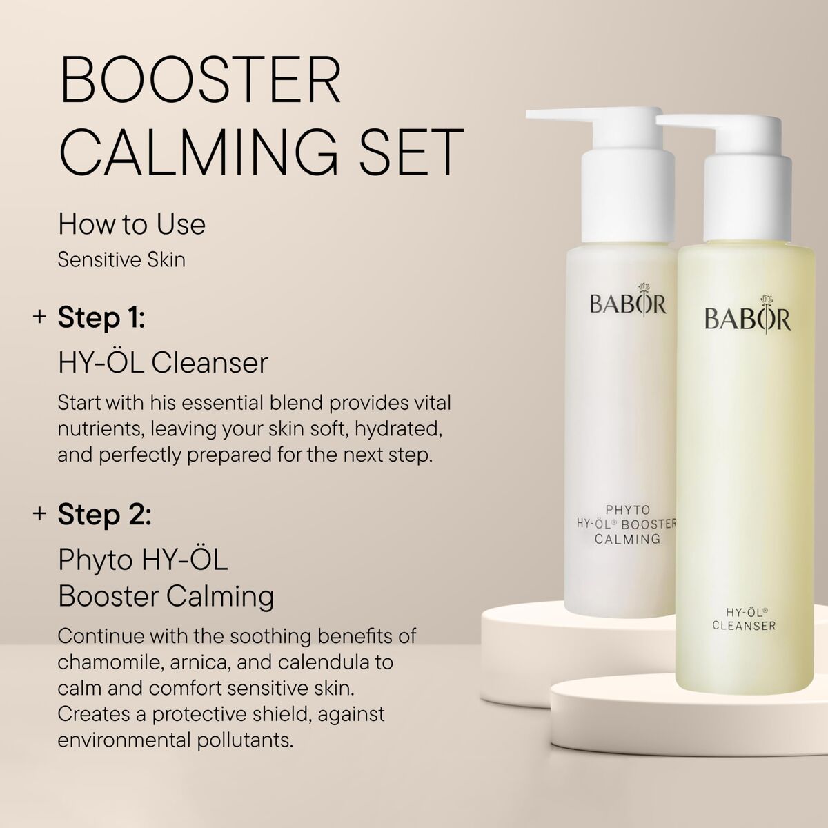 Ansigtsrensende gel Babor Phyto Hyol Booster Calming 100 ml til kvinder hudplejeemballage