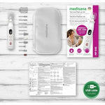 Manicuresæt Medisana Hvid produktemballage