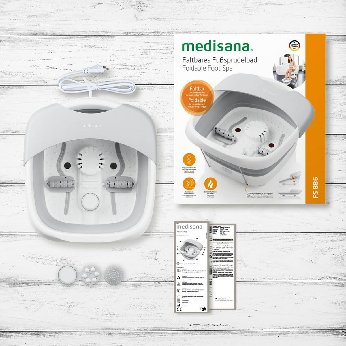 Fodmassager Medisana FS 886 produktemballage