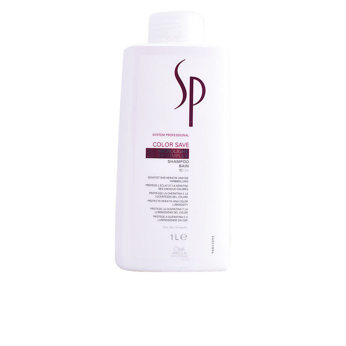 Shampoo SP Color Wella Color Save (1000 ml) til kvinder shampooflaske