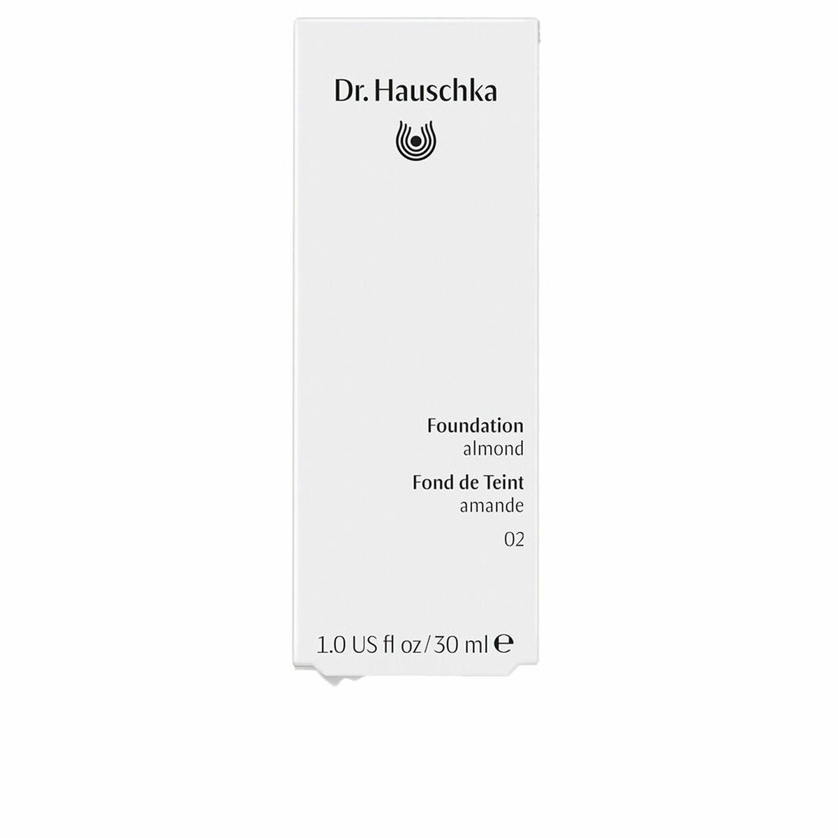 Liquid Make Up Base Dr. Hauschka Foundation Nº 02 Mandel 30 ml makeup emballage