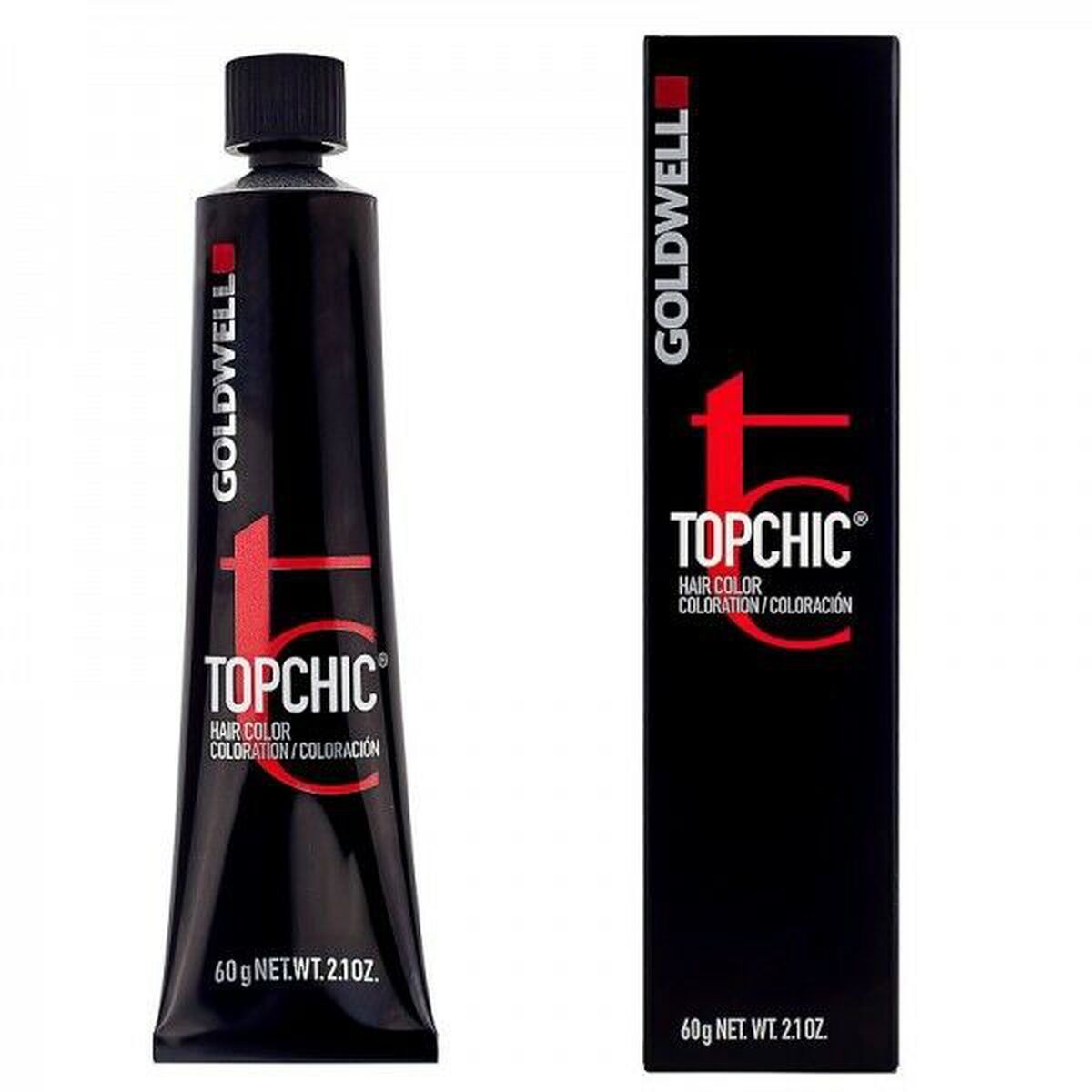 Permanent Dye Goldwell TOPCHIC Nº 4NA 60 ml til Dame-produktemballage