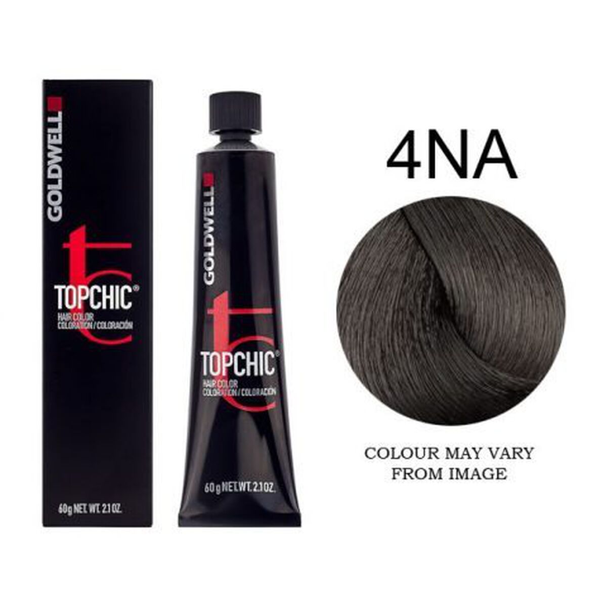 Permanent Dye Goldwell TOPCHIC Nº 4NA 60 ml til Dame-produktemballage