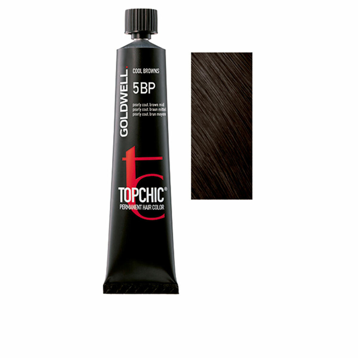 Permanent Dye Goldwell TOPCHIC Nº 5BP 60 ml til kvinder produktemballage