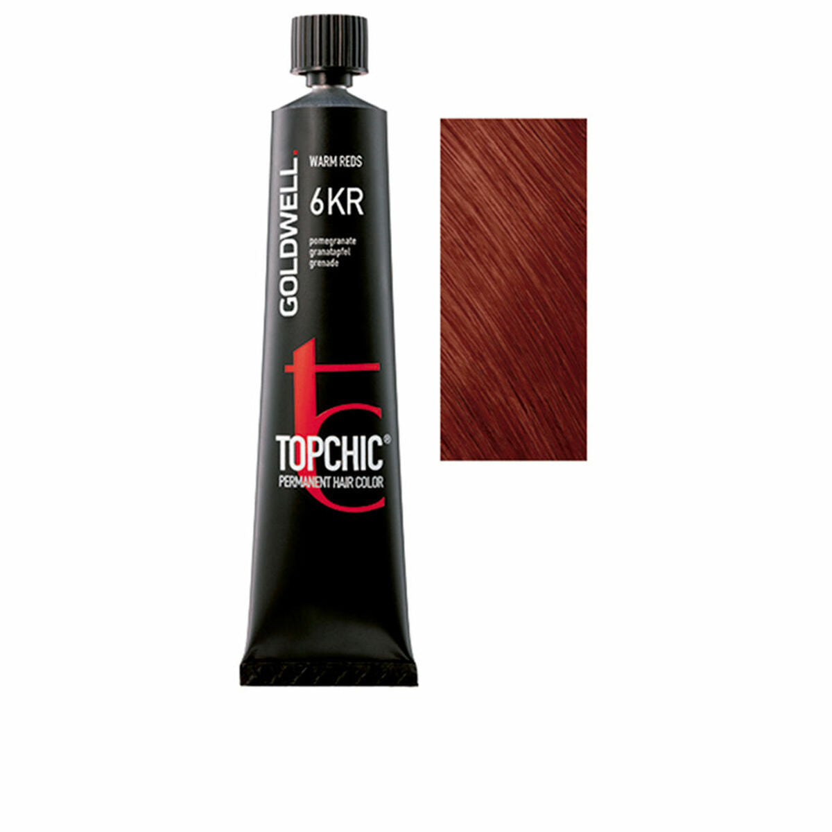 Permanent Dye Goldwell TOPCHIC Nº 6KR 60 ml til Dame-produktemballage