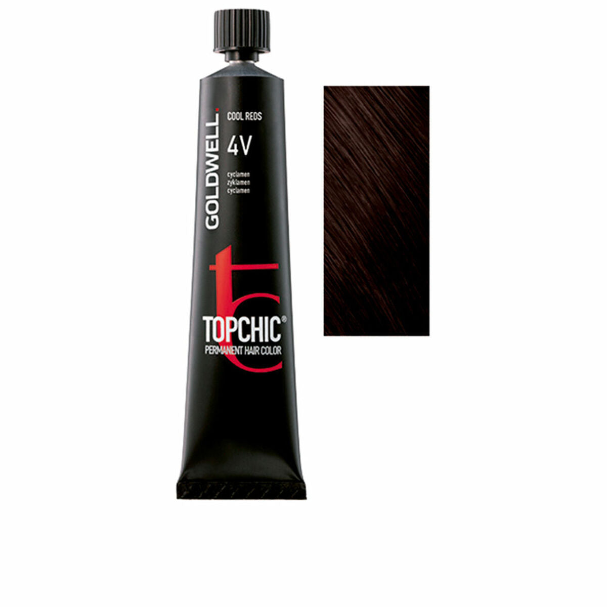 Permanent Dye Goldwell TOPCHIC Nº 4V 60 ml produktemballage