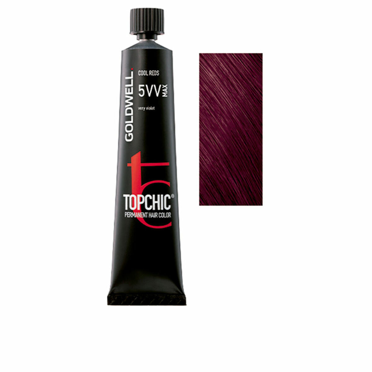 Permanent Dye Goldwell TOPCHIC Nº 5VV 60 ml til Dame-produktemballage