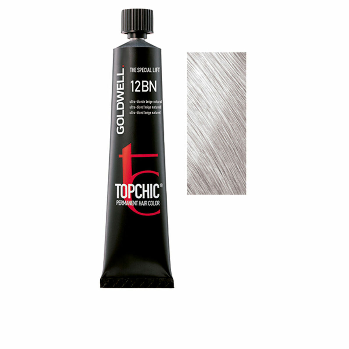 Permanent Dye Goldwell TOPCHIC Platinum Blonde Nº 12BN 60 ml til kvinder produktemballage
