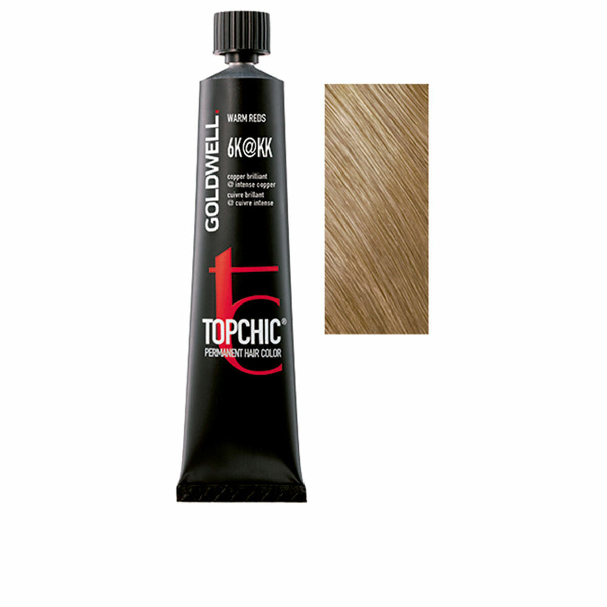 Permanent Dye Goldwell TOPCHIC Nº 6K@KK 60 ml til Dame-produktemballage