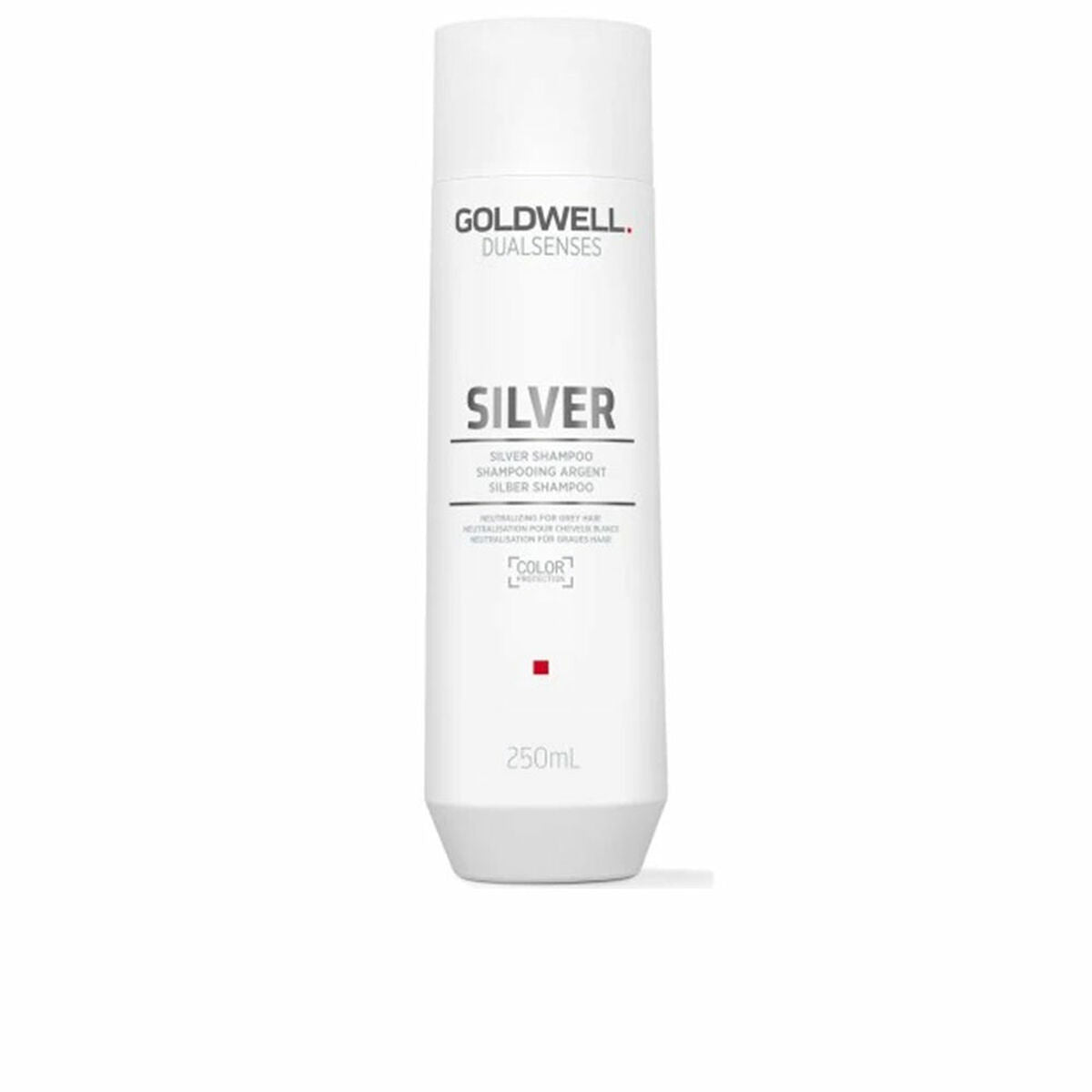 Shampoo til blondt eller grånende hår Goldwell Silver 250 ml shampooflaske