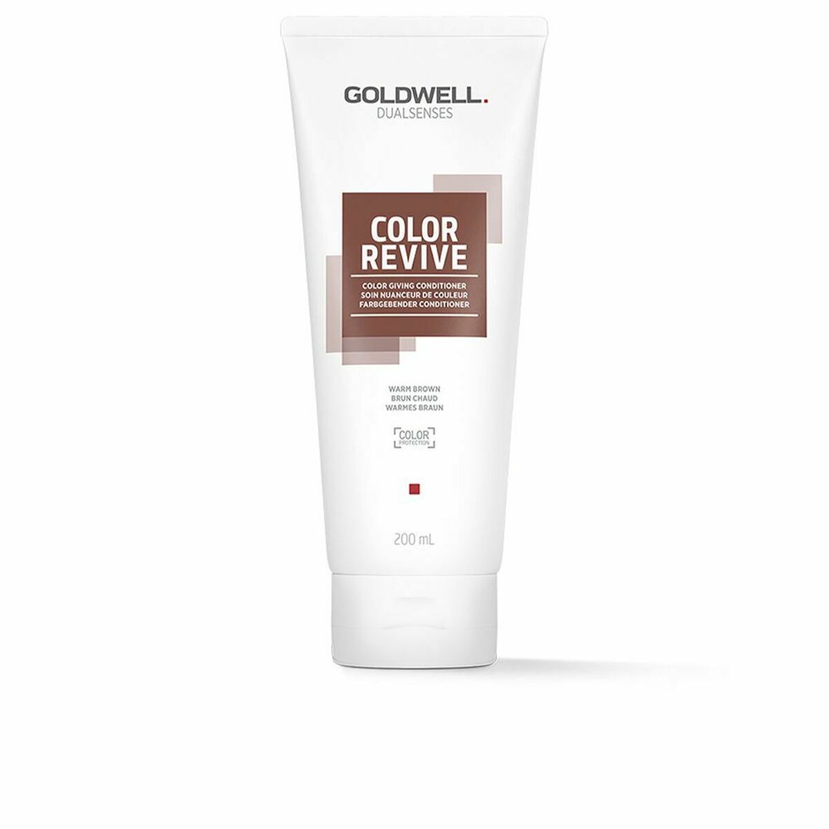 Balsam til farvet hår Goldwell Color Revive Warm Brown 200 ml balsamflaske