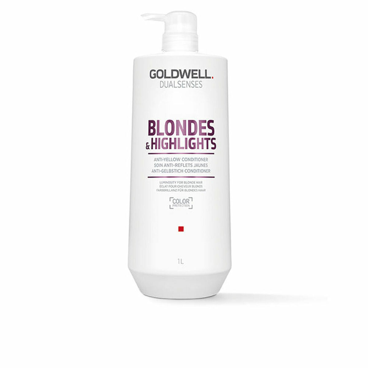 Balsam til blondt eller grånende hår Goldwell Blondes Highlights 1 L balsamflaske