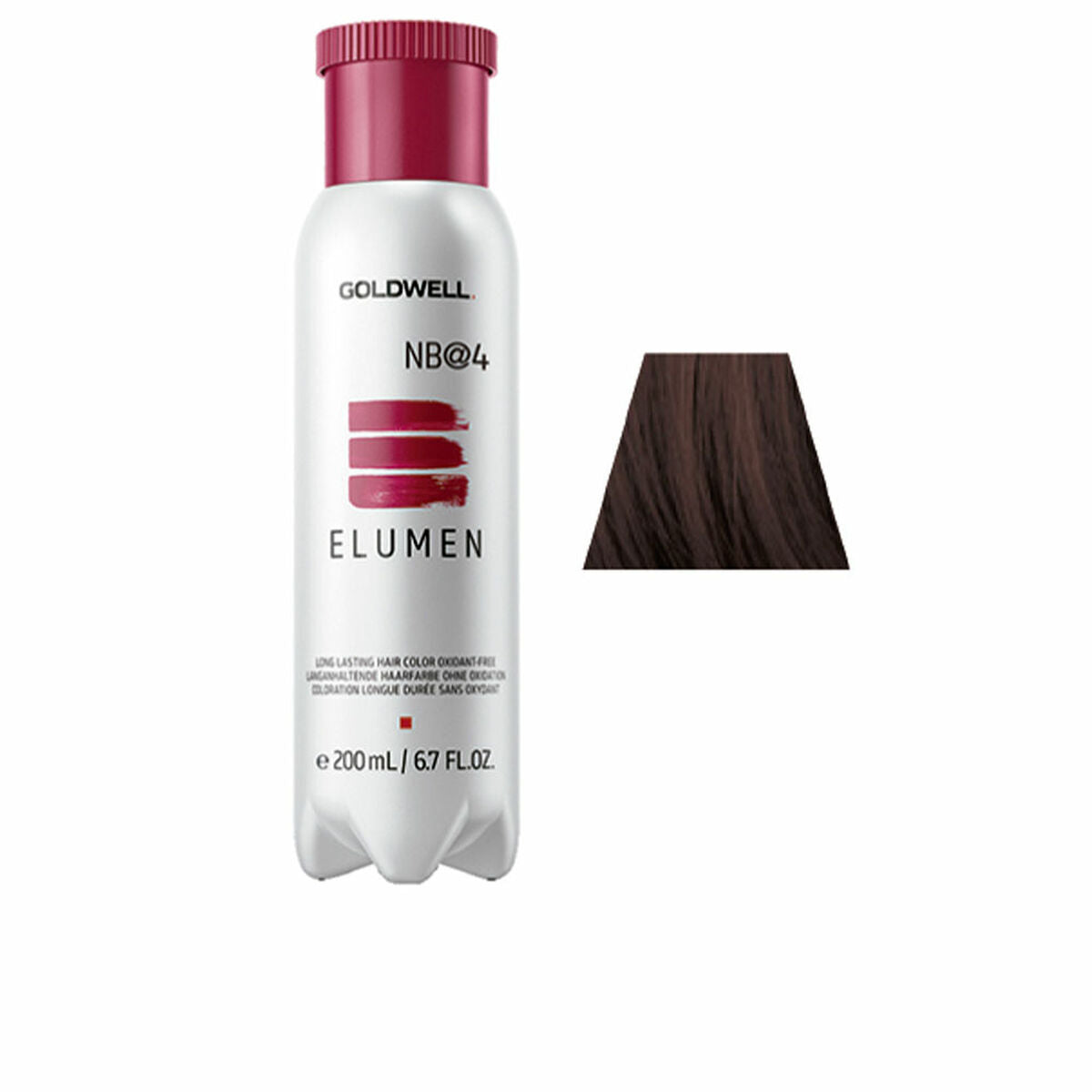Permanent Dye Goldwell ELUMEN CARE NB@4 200 ml til Dame-produktemballage