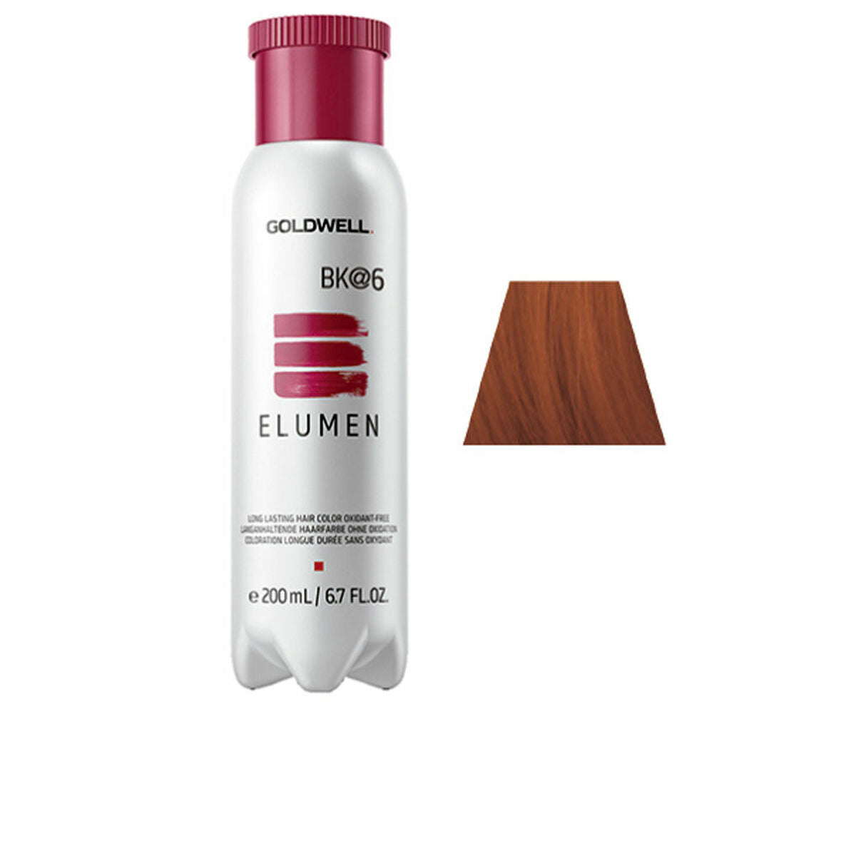 Permanent Dye Goldwell ELUMEN CARE Red BK@6 200 ml produktemballage