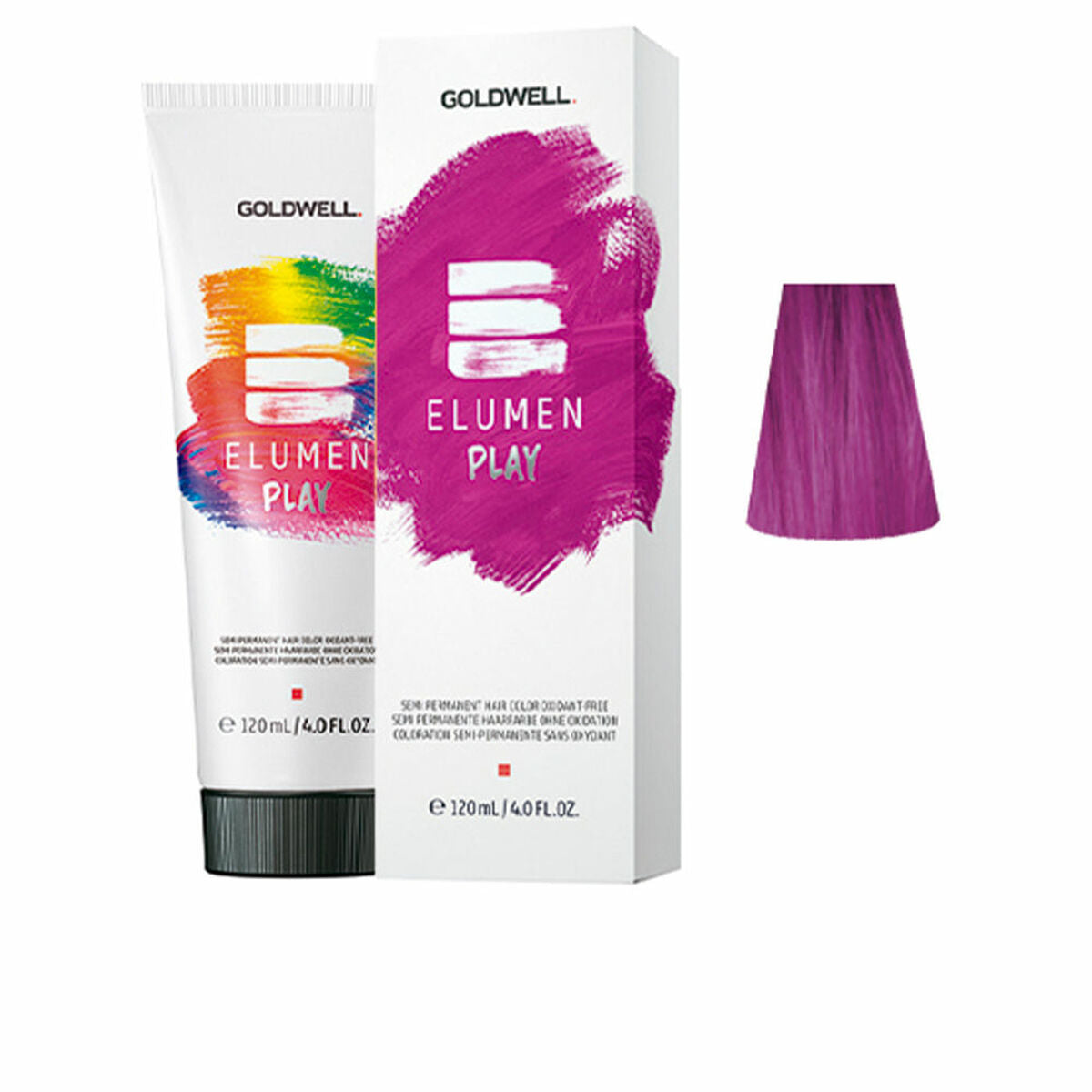 Semi-Permanent Tint Goldwell ELUMEN PLAY 120 ml til Dame produktemballage