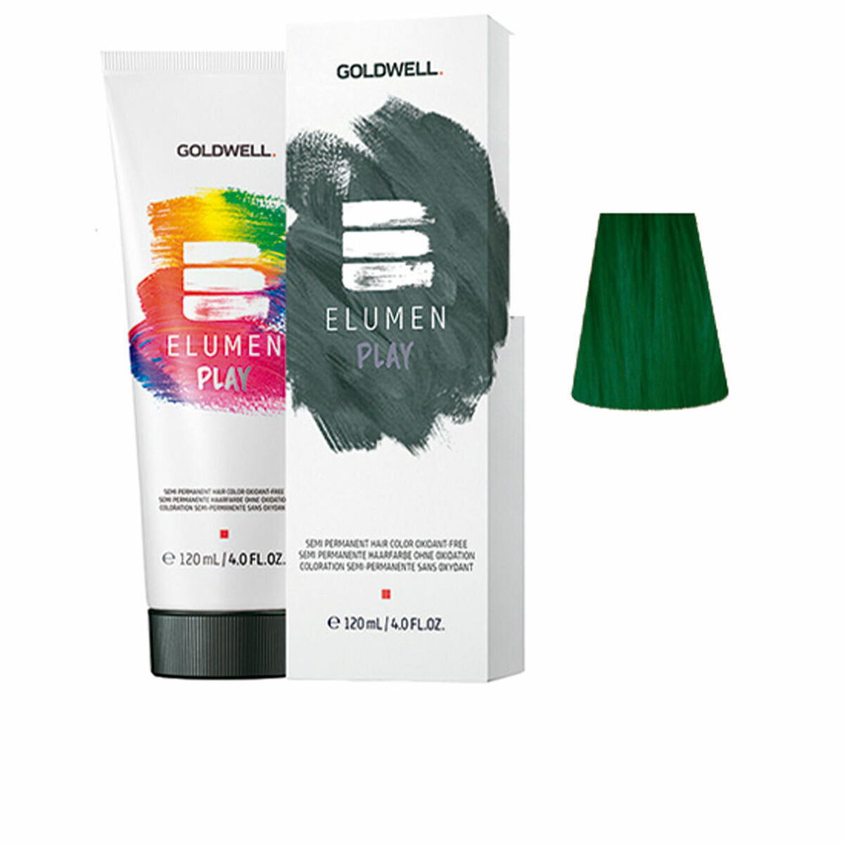 Semi-Permanent Tint Goldwell ELUMEN PLAY 120 ml til Dame produktemballage