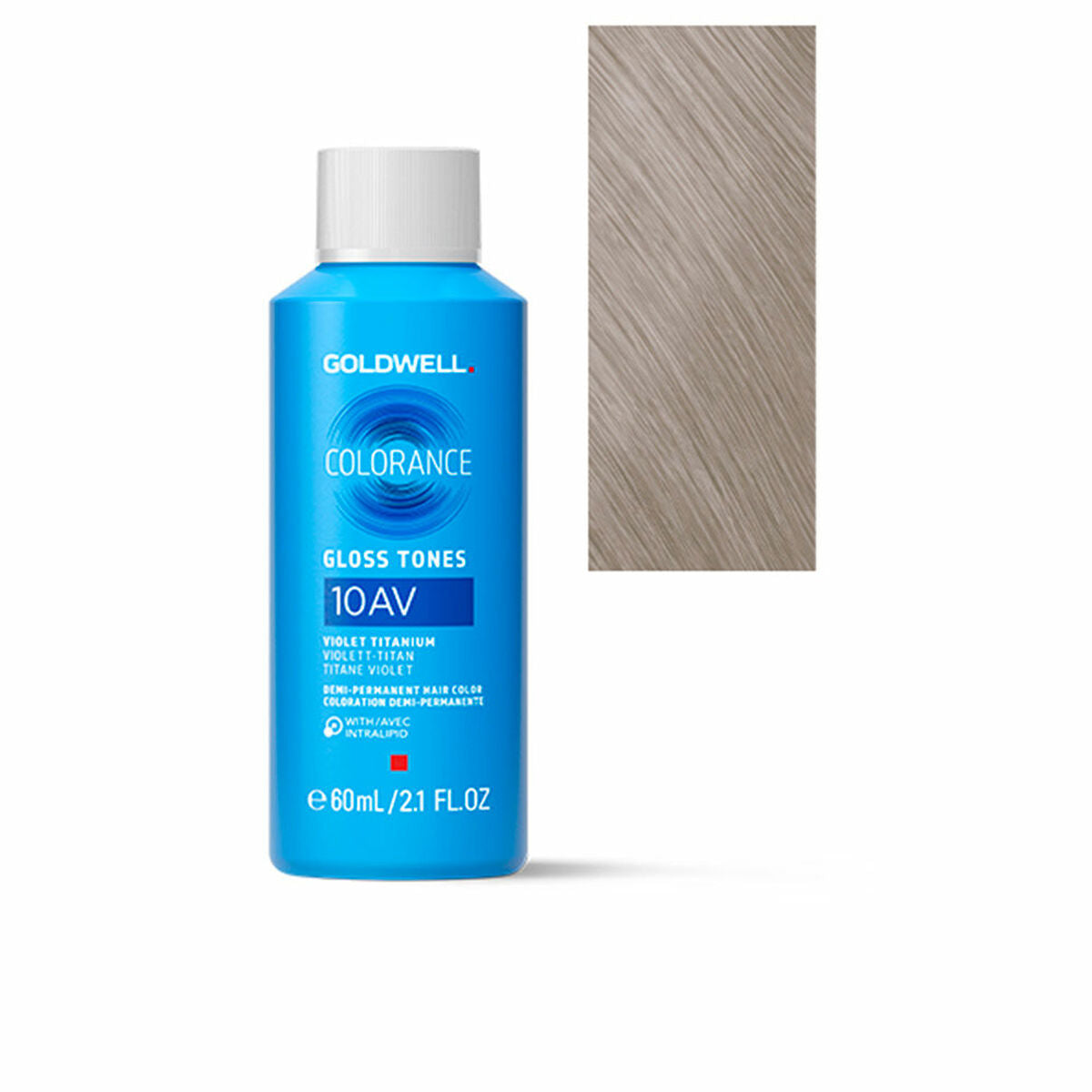 Permanent Dye Goldwell COLORANCE Platinum Blonde Nº 10AV 60 ml til Damer produktemballage