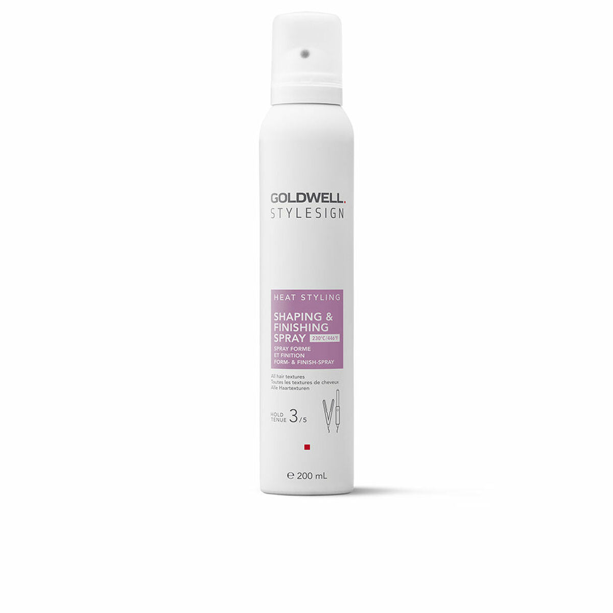 Medium Hold Spray Goldwell STYLESIGN HEAT STYLING 200 ml produktemballage