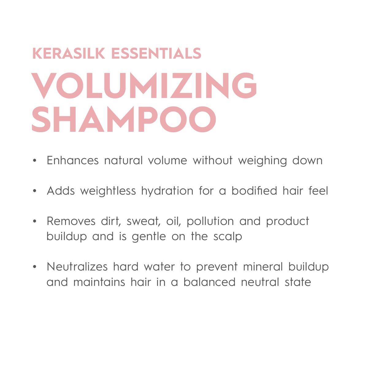 Shampoo Kerasilk ESSENTIALS 750 ml til kvinder shampooflaske