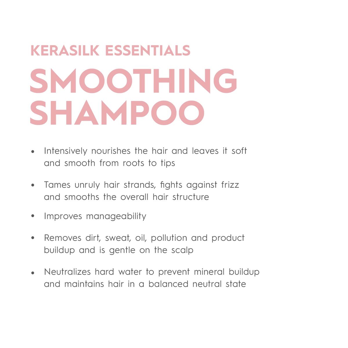 Shampoo Kerasilk ESSENTIALS 750 ml til kvinder shampooflaske