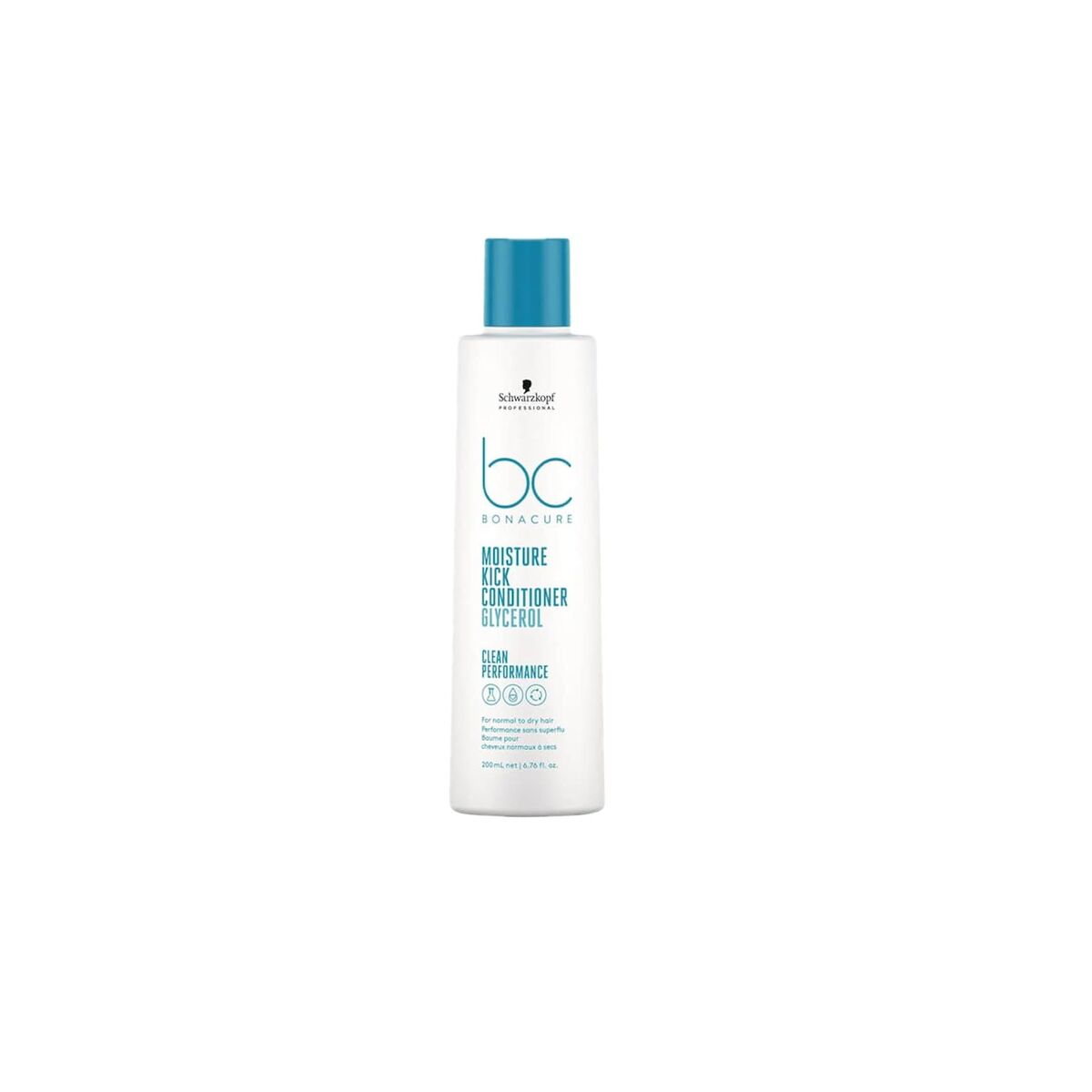 Fugtgivende balsam Schwarzkopf Bc Moisture Kick 200 ml til kvinder balsamflaske