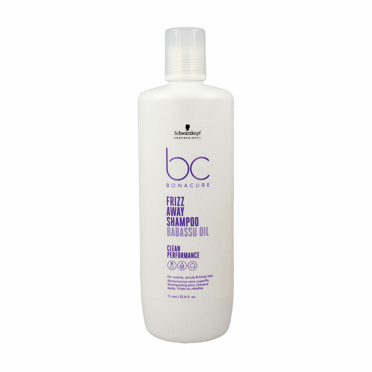 Anti-Frizz Shampoo Schwarzkopf Bc Frizz Away 1 L Micellar shampooflaske