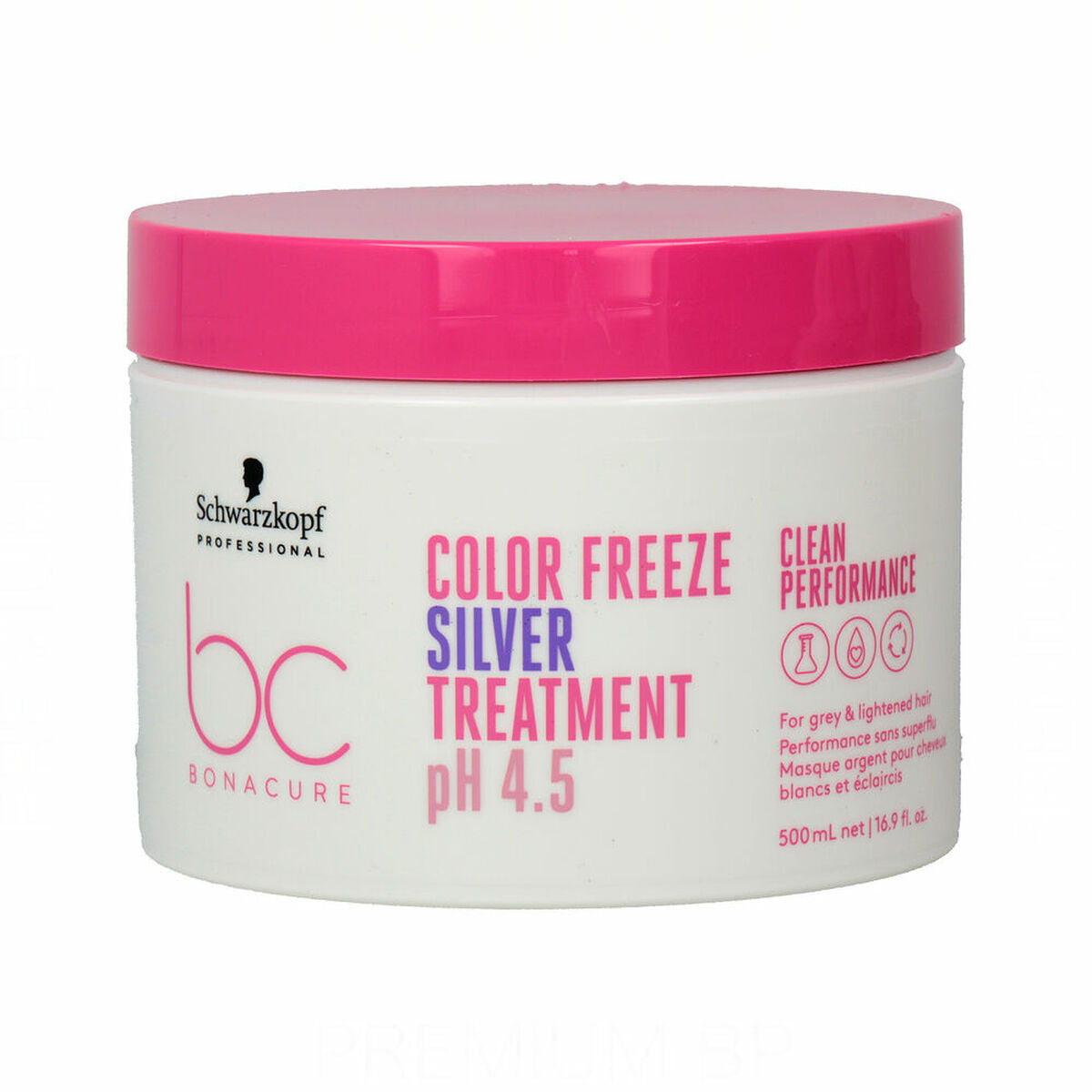 Maske til gråt hår Schwarzkopf Bc Color Freeze 500 ml hårmaskeemballage