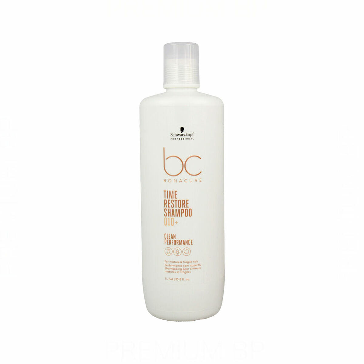 Strengthening Shampoo Schwarzkopf Bc Time Restore 1 L til kvinder shampooflaske