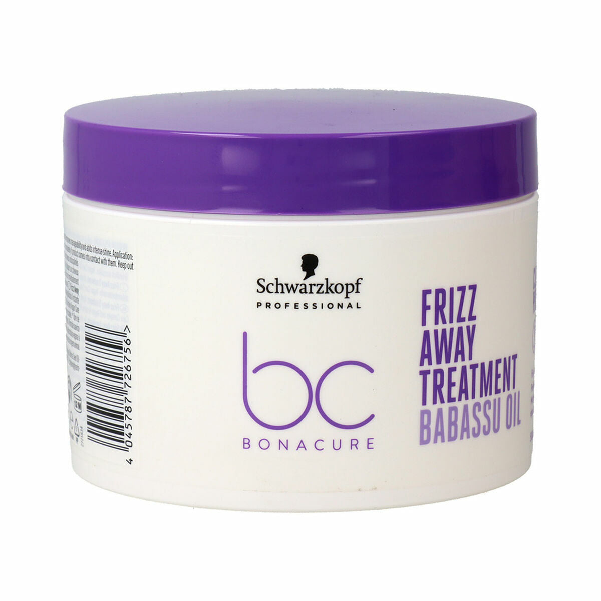 Anti-frizz Mask Schwarzkopf Bc Frizz Away 500 ml til kvinder maske emballage