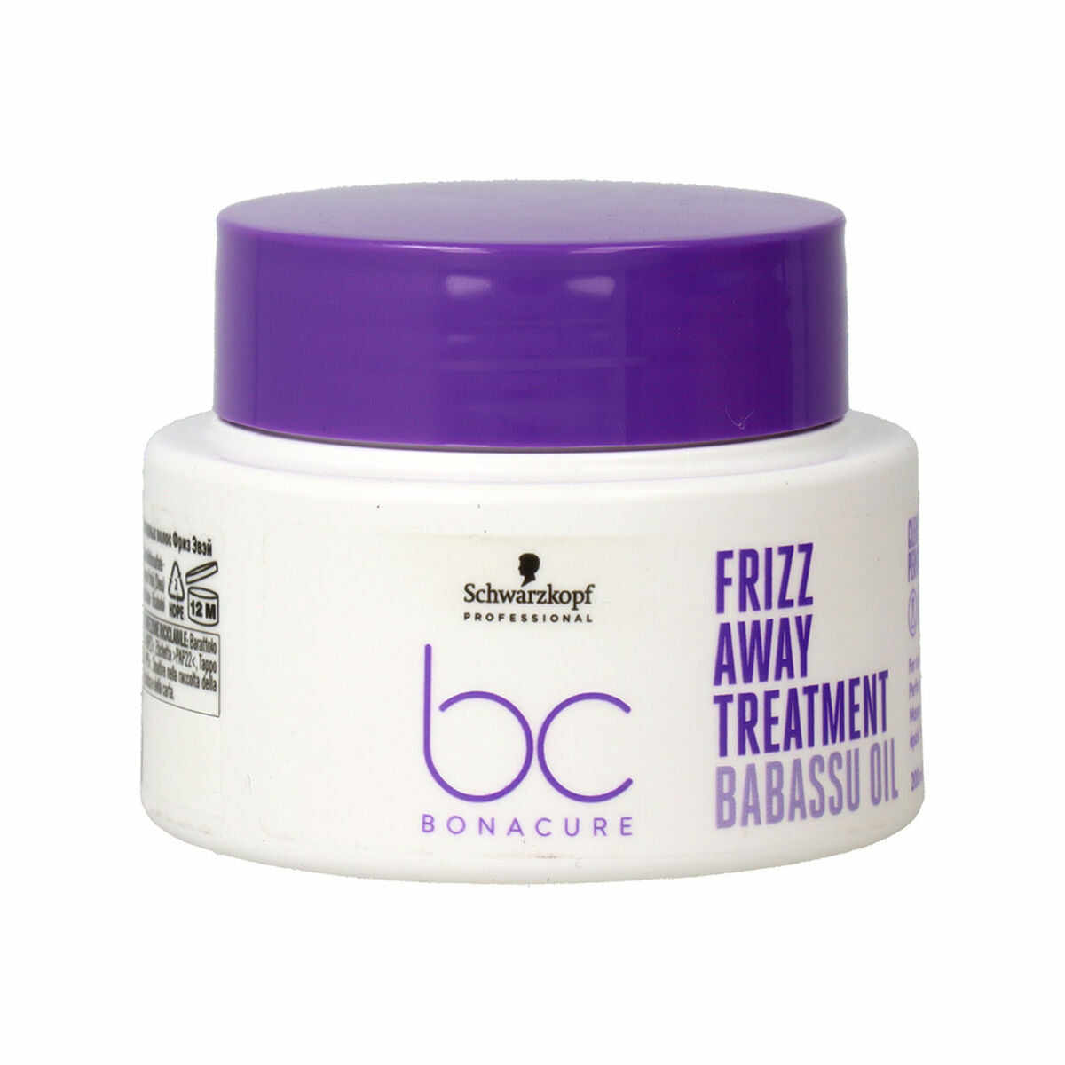 Anti-frizz Mask Schwarzkopf Bc Frizz Away 200 ml maske emballage