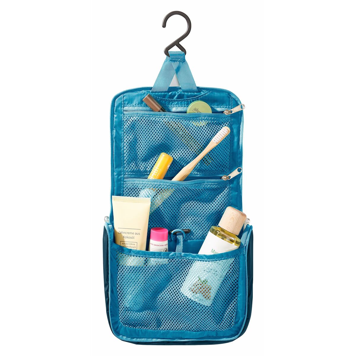 Rejsevaskepose med krog Deuter Center Lite I Blå 1,5 L produktemballage 1,5 L
