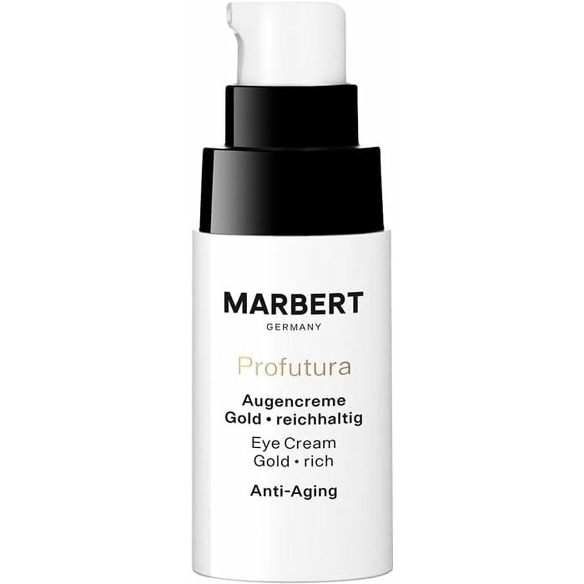 Creme til øjenområdet Marbert Gold Eye Cream Rich 15 ml hudplejeemballage