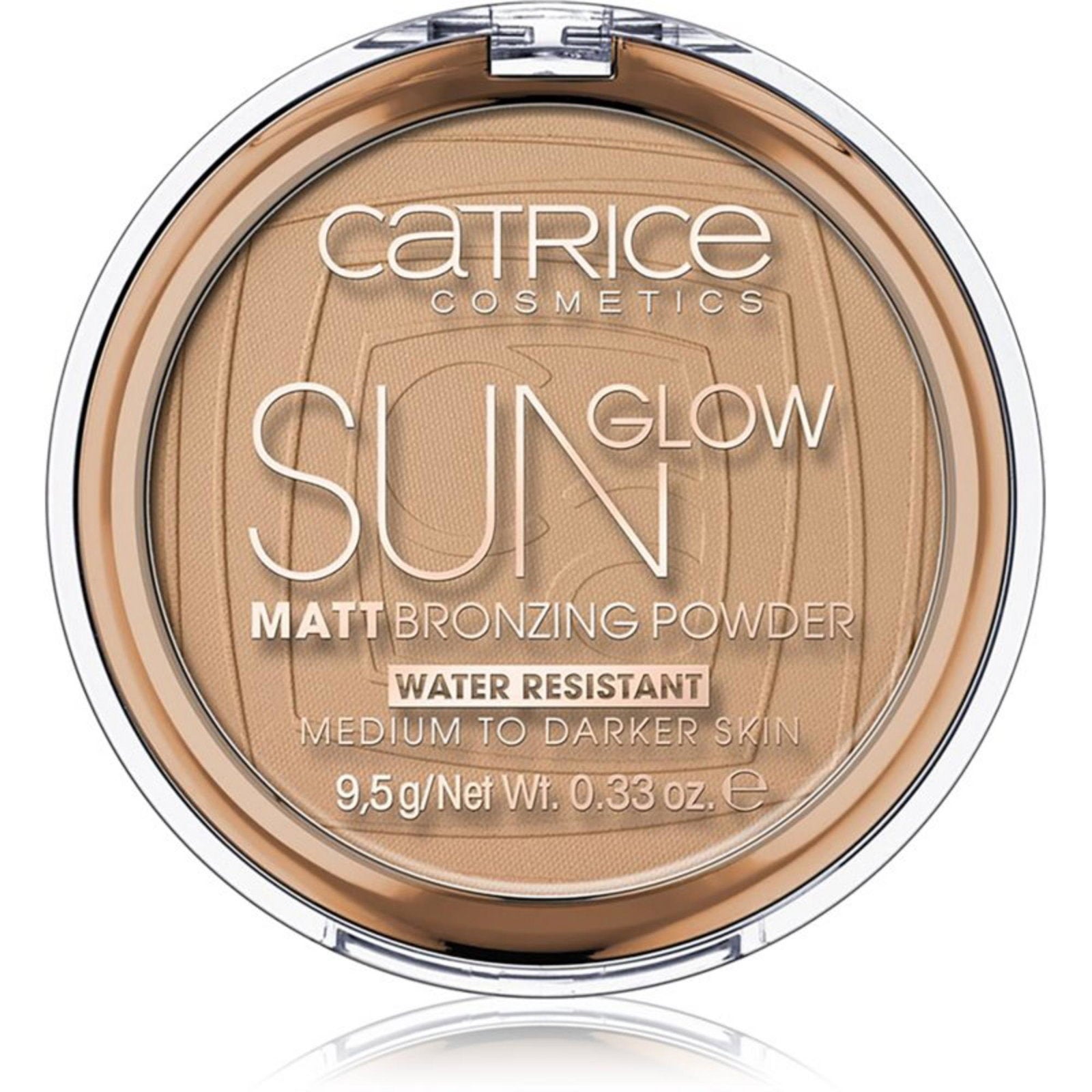 Catrice, Sun Glow, Natural, Bronzer Compact Powder, 035, Universal Bronze, 9.5 g