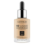 Flydende Make Up Base Catrice HD Liquid Coverage Nº 032 Nude beige Nº 032-Nude Beige 30 ml produktemballage