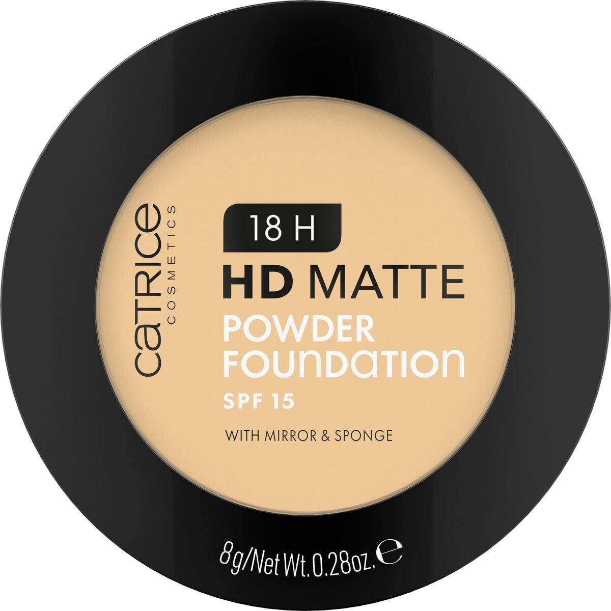Powder Make-up Base Catrice HD Matte Nº 015N Spf 15 8 g makeup emballage