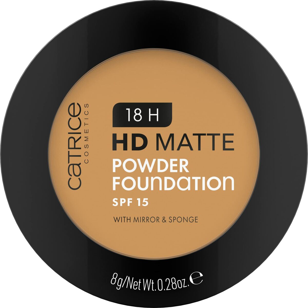 Powder Makeup Base Catrice HD Matte Nº 050N Spf 15 8 g makeup emballage