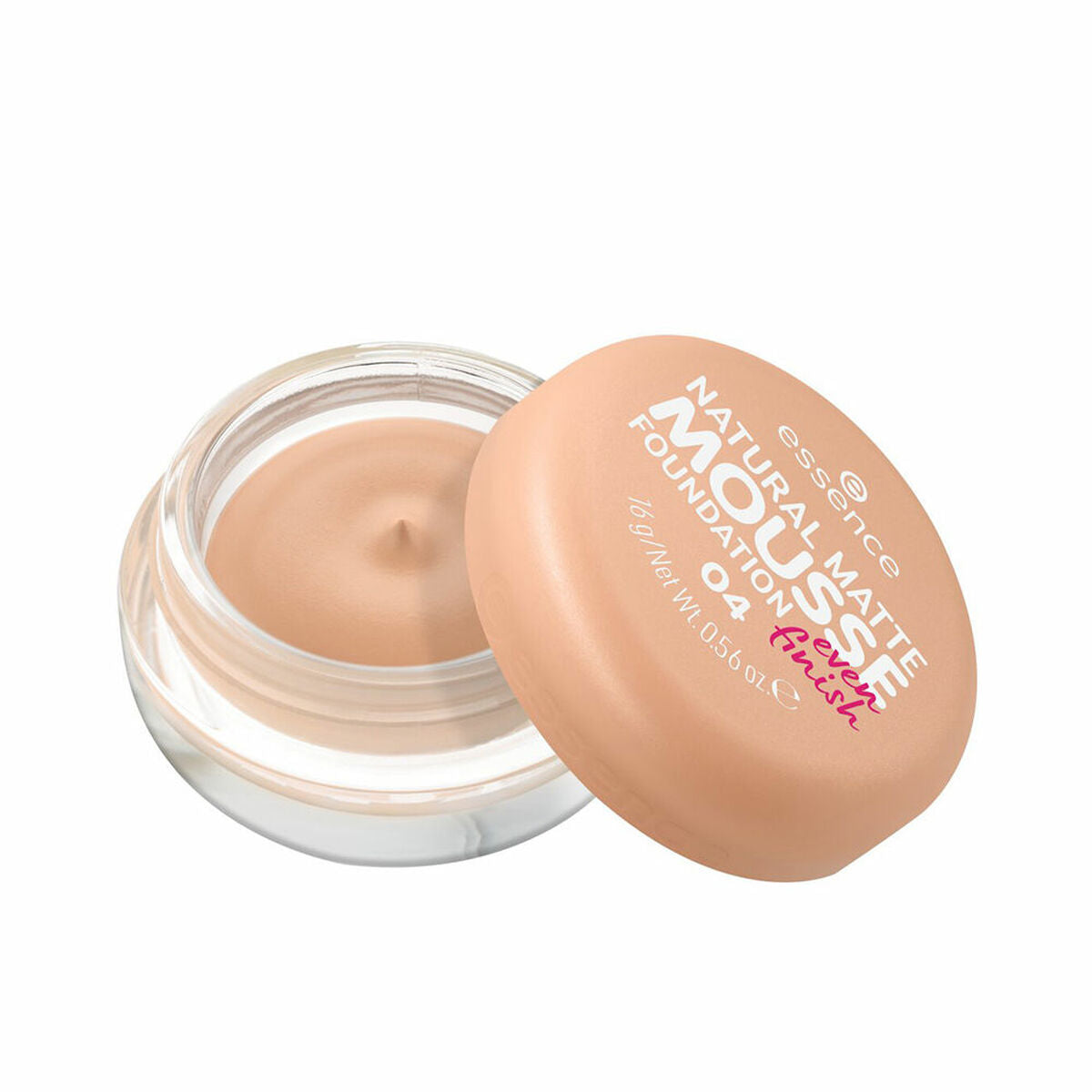 Mousse Make-up Foundation Essence NATURAL MATTE Nº 04 16 g makeup emballage
