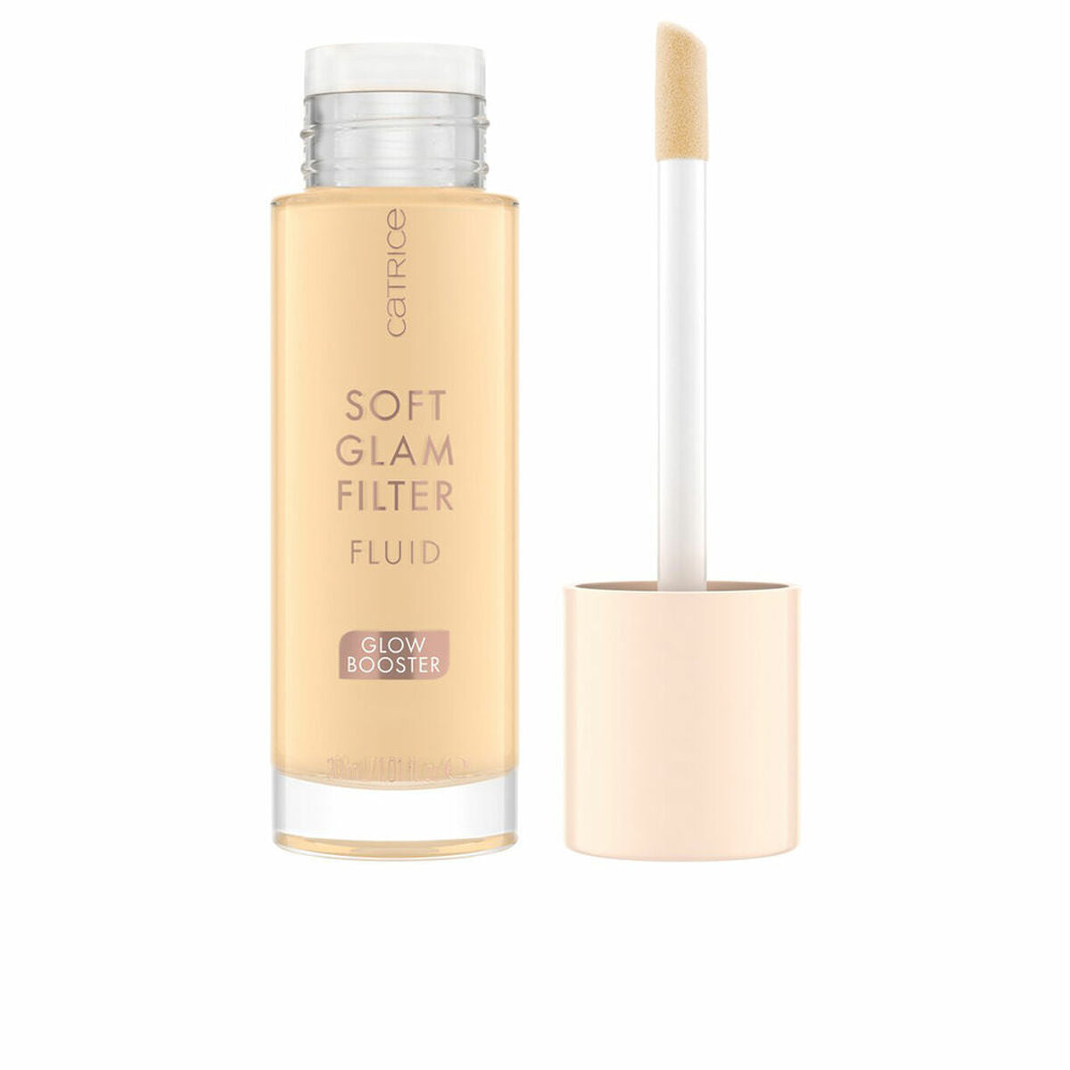 Flydende make-up base Catrice Soft Glam Filter Nº 010 Fair Nº 010-Fair 30 ml produktemballage