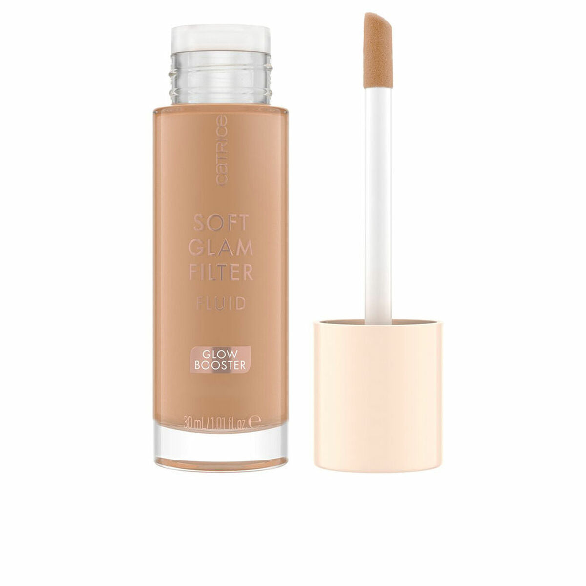 Flydende makeup base Catrice Soft Glam Filter Nº 030 Medium Nº 030-Medium 30 ml produktemballage