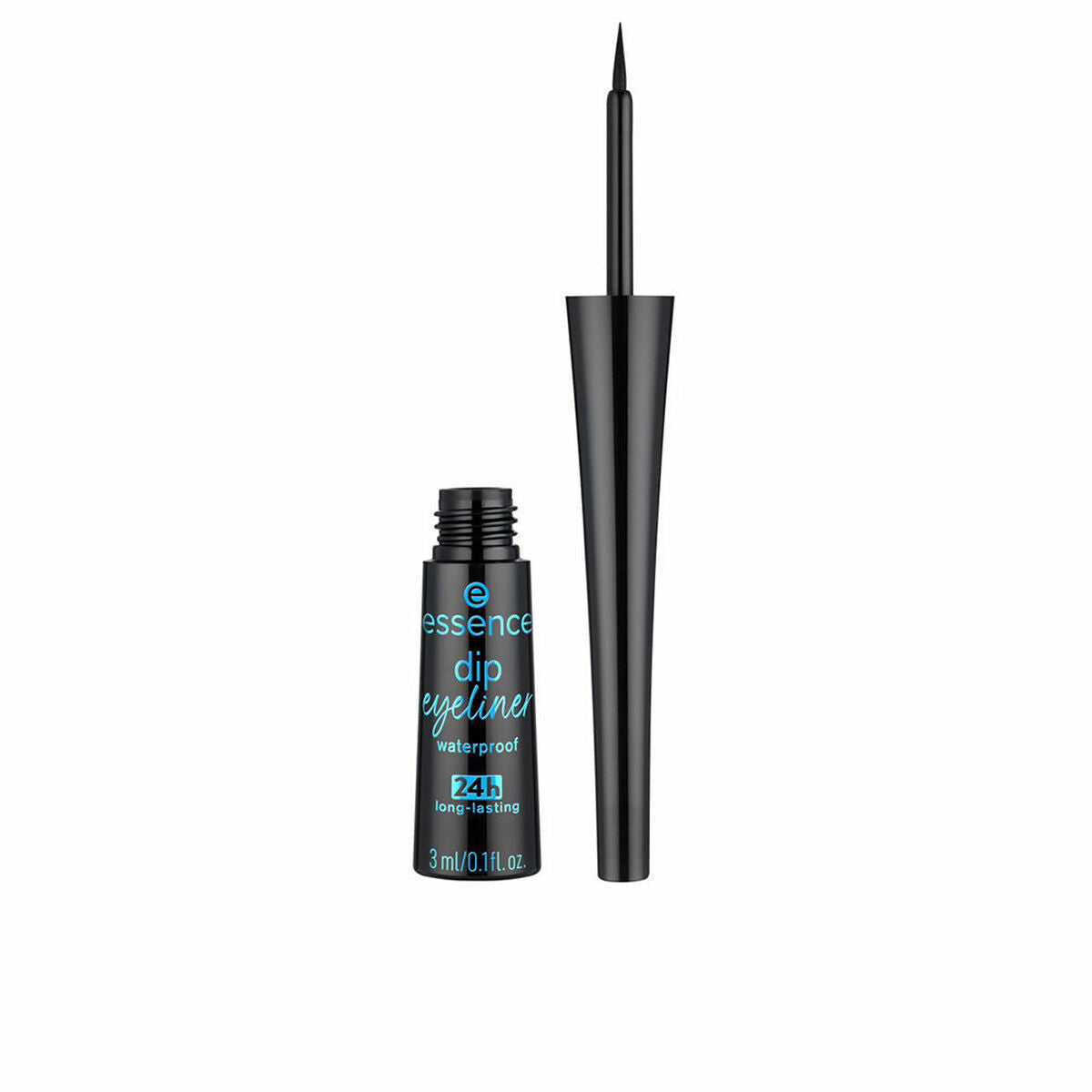 Eyeliner Essence Dip Eyeliner Sort 3 ml Vandafvisende makeup-emballage
