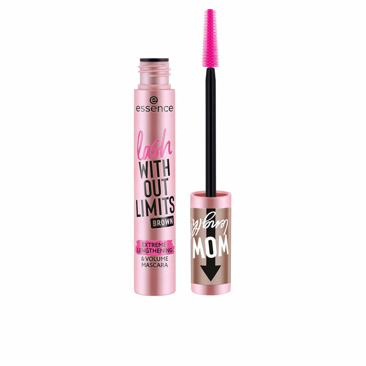 Mascara Essence LASH OUT OUT LIMITS Nº 02 brun 13ml makeup emballage