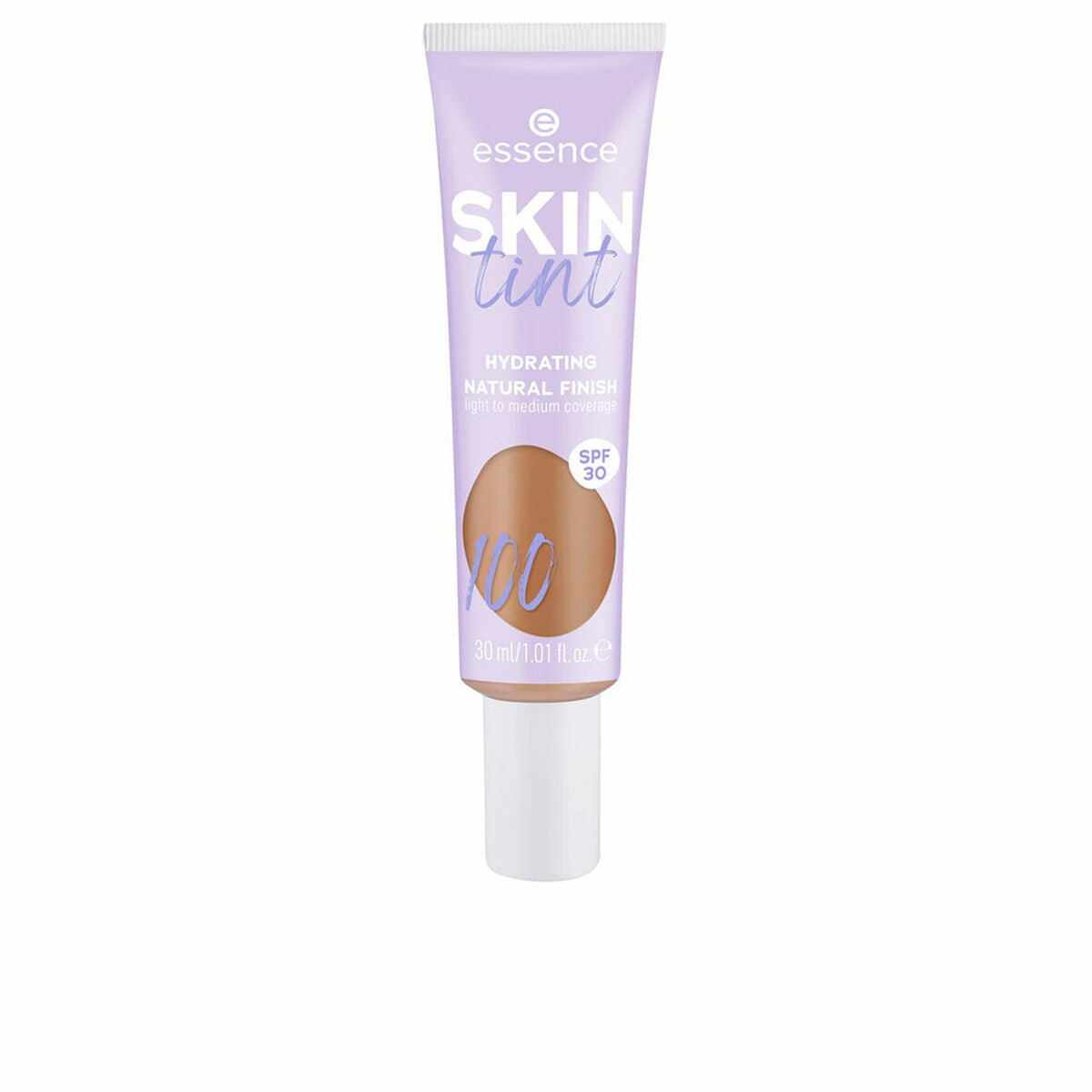 Fugtgivende creme med Color Essence SKIN TINT Nº 100 Spf 30 30 ml hudplejeemballage