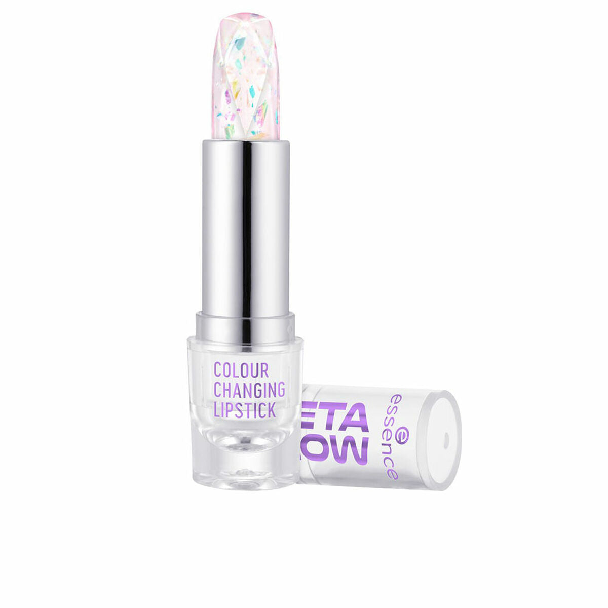Læbepomade Essence Meta Glow 3,4 g til kvinder hudpleje emballage 3,4 g