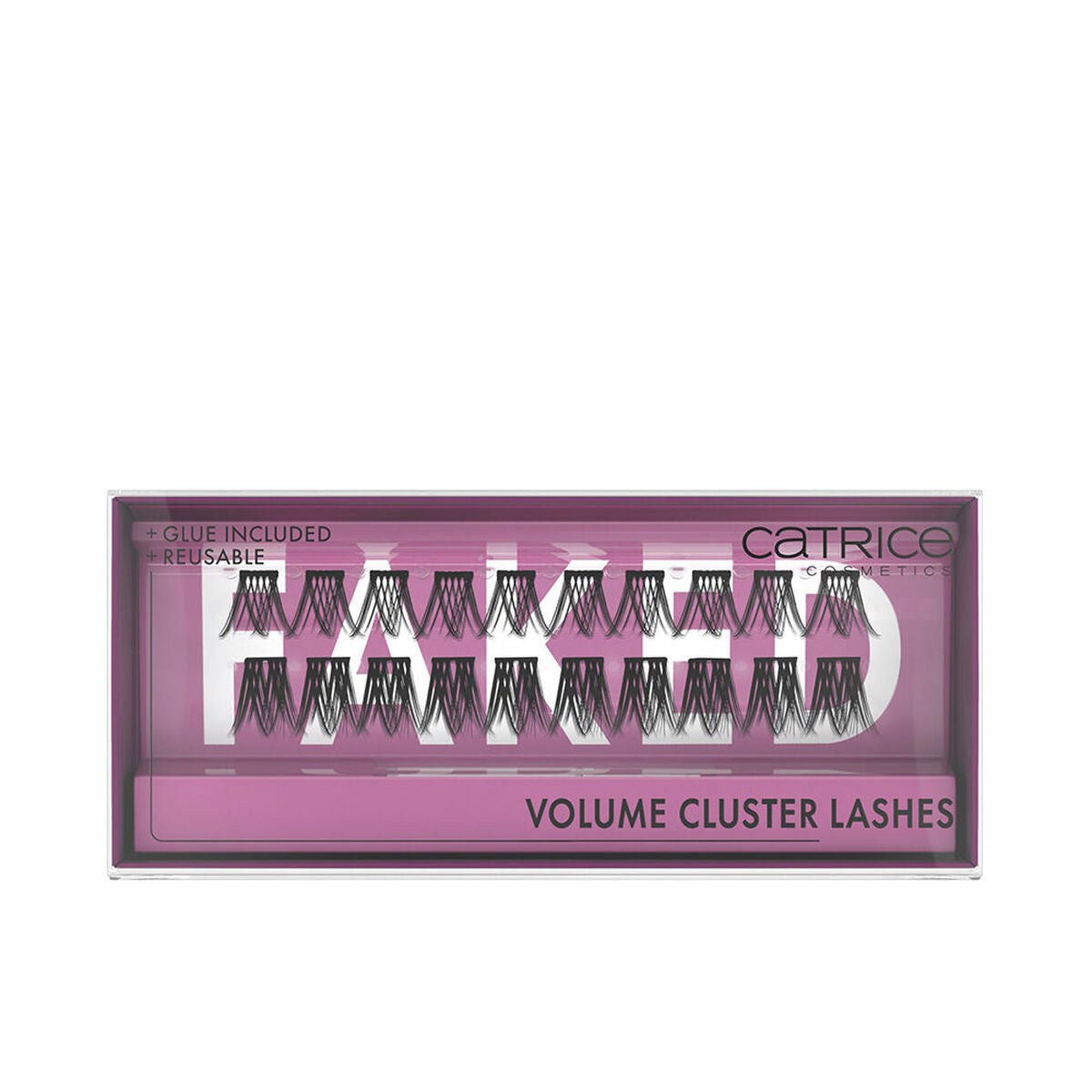 Falske øjenvipper Catrice FAKED VOLUMEN CLUSTER (1 enhed) produktemballage
