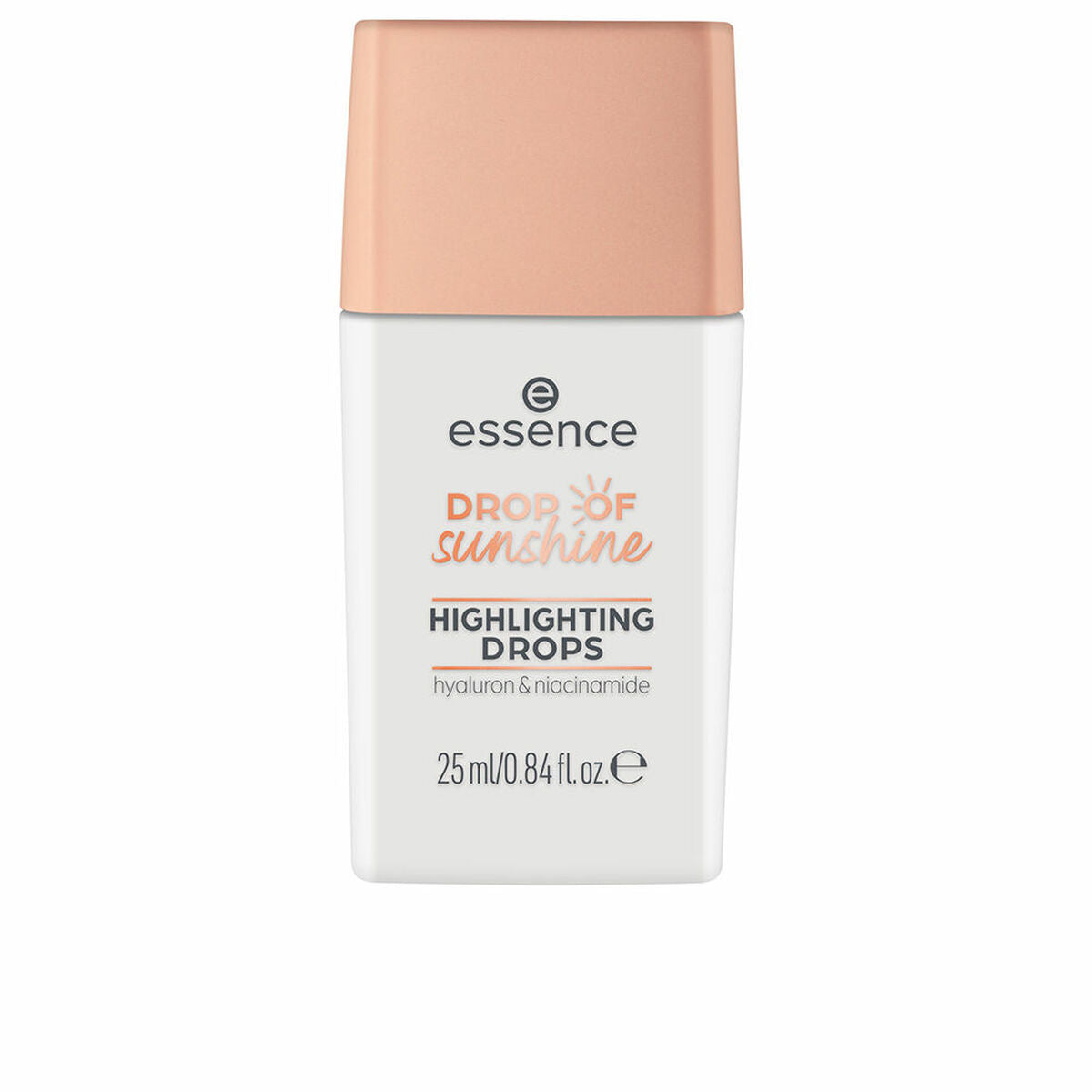 Highlighter Essence DROP OF SUNSHINE 25 ml produktemballage