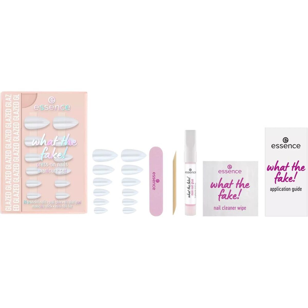 Neglelak Essence WHAT THE FAKE! produkt emballage